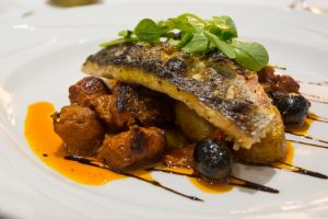 Fish with Chorizo